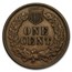1876 Indian Head Cent AU
