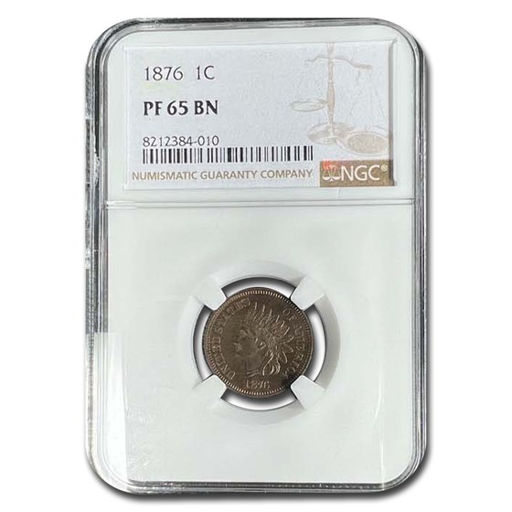 1876 Indian Head Cent PF-65 NGC (Brown) 1876 Indian Head Cent PF-65 NGC (Brown)