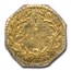 1876 Indian Round 25 Cent Gold MS-65 PCGS (BG-799F)