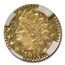 1876 Indian Round 25 Cent Gold MS-67* NGC (PL, BG-879)