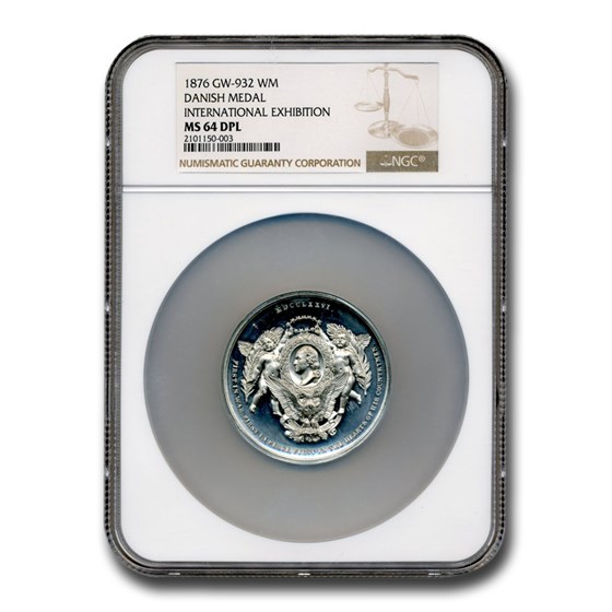 1876 International Exhibition MS-64 DPL NGC 1876 International Exhibition MS-64 DPL NGC