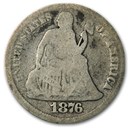 1876 Liberty Seated Dime Good