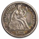 1876 Liberty Seated Dime XF