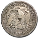 1876 Liberty Seated Half Dollar Good