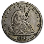 1876 Liberty Seated Half Dollar VF