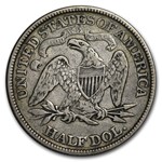 1876 Liberty Seated Half Dollar VF
