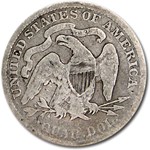 1876 Liberty Seated Quarter Good