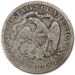 1876 Liberty Seated Quarter VG