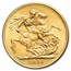 1876-M Australia Gold Sovereign Young Victoria BU