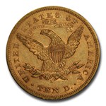 1876-S $10 Liberty Gold Eagle AU-55 PCGS CAC