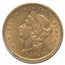 1876-S $20 Liberty Gold Double Eagle AU-53 PCGS