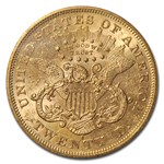 1876-S $20 Liberty Gold Double Eagle AU-58 NGC