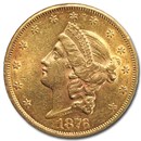 1876-S $20 Liberty Gold Double Eagle AU