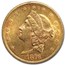 1876-S $20 Liberty Gold Double Eagle AU
