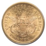 1876-S $20 Liberty Gold Double Eagle MS-60 PCGS