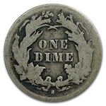 1876-S Liberty Seated Dime Fine