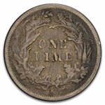1876-S Liberty Seated Dime XF