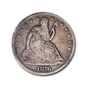 1876-S Liberty Seated Half Dollar Good