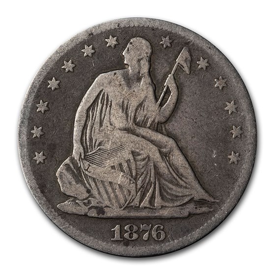 1876-S Liberty Seated Half Dollar VG 1876-S Liberty Seated Half Dollar VG