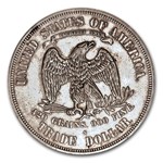 1876-S Trade Dollar AU Details (Cleaned)