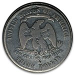 1876-S Trade Dollar Opium Dollar Hinged Box Dollar