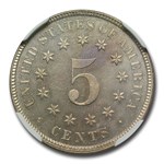 1876 Shield Nickel PF-64 NGC