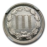 1876 Three Cent Nickel PF-66 Cameo NGC