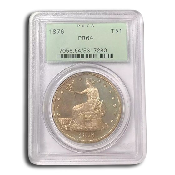 1876 Trade Dollar PR-64 PCGS 1876 Trade Dollar PR-64 PCGS