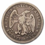 1876 Twenty Cent Piece Fine