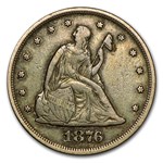 1876 Twenty Cent Piece VF