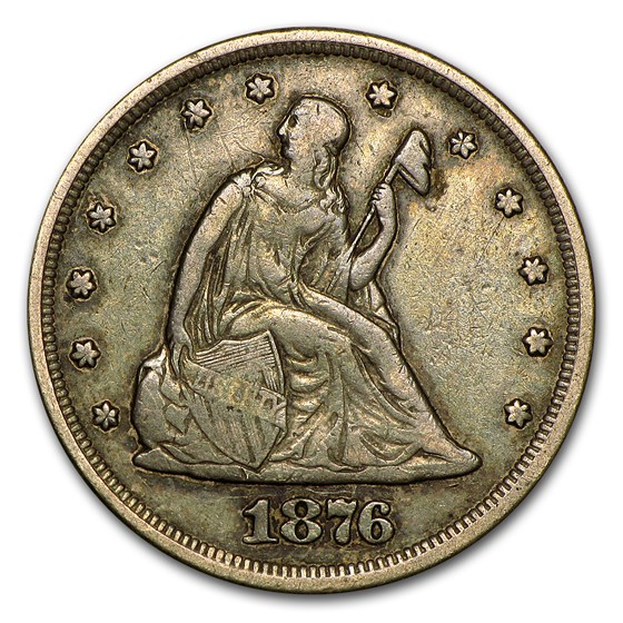 1876 Twenty Cent Piece VF 1876 Twenty Cent Piece VF