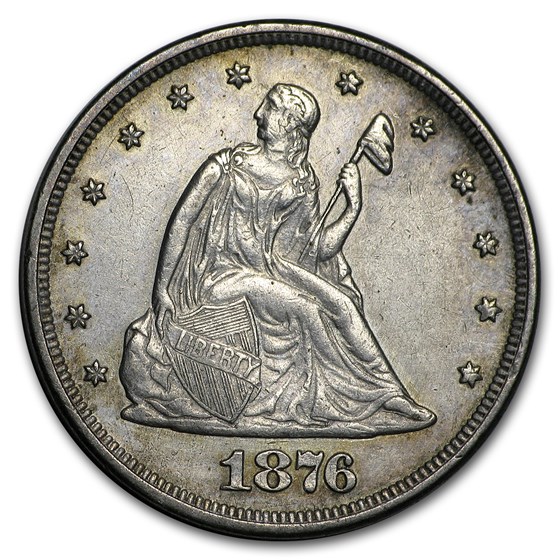 1876 Twenty Cent Piece XF 1876 Twenty Cent Piece XF
