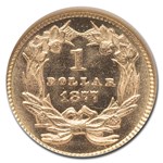 1877 $1 Indian Head Gold MS-68 NGC