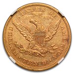 1877 $10 Liberty Gold Eagle AU-55 NGC