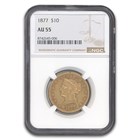 1877 $10 Liberty Gold Eagle AU-55 NGC