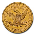 1877 $10 Liberty Gold Eagle AU-58 NGC