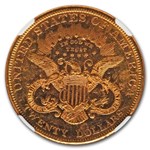 1877 $20 Liberty Gold Double Eagle MS-60 NGC (PL)