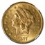 1877 $20 Liberty Gold Double Eagle MS-60 NGC