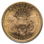 1877 $20 Liberty Gold Double Eagle MS-60 PCGS