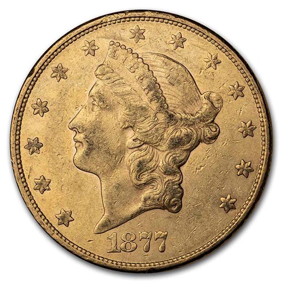 1877 $20 Liberty Gold Double Eagle XF 1877 $20 Liberty Gold Double Eagle XF