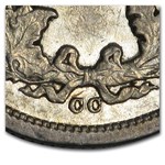 1877-CC Liberty Seated Dime AU