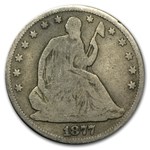 1877-CC Liberty Seated Half Dollar Good