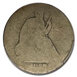 1877-CC Liberty Seated Half Dollar Poor-1 PCGS