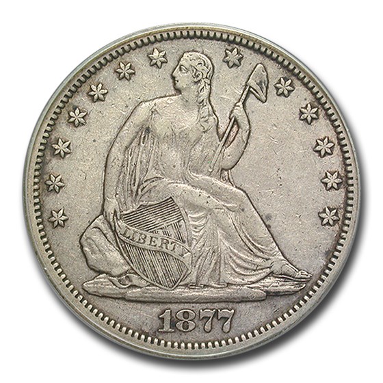 1877-CC Liberty Seated Half Dollar XF-40 PCGS 1877-CC Liberty Seated Half Dollar XF-40 PCGS