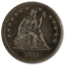 1877-CC Liberty Seated Quarter Fine