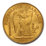 1877 France Gold 20 Francs Angel MS-66 PCGS