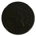 1877 Indian Head Cent Fine-12 NGC