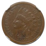 1877 Indian Head Cent VF-30 NGC (Brown)