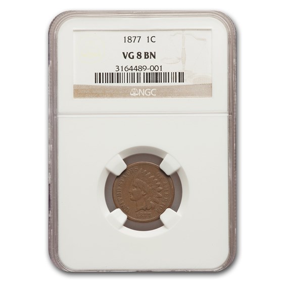 1877 Indian Head Cent VG-8 NGC 1877 Indian Head Cent VG-8 NGC