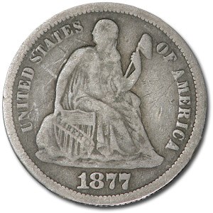 1877 Liberty Seated Dime VF 1877 Liberty Seated Dime VF